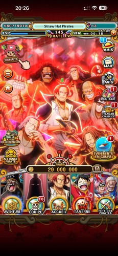 Compte optc global ios - optc,