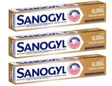 Lot 3 tubes dentifrice Sanogyl